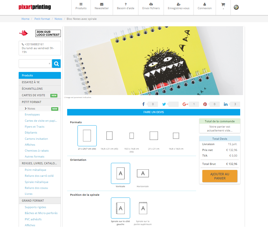 Code promo Pixartprinting 10 de réduc Septembre 2023 Codepoche.fr