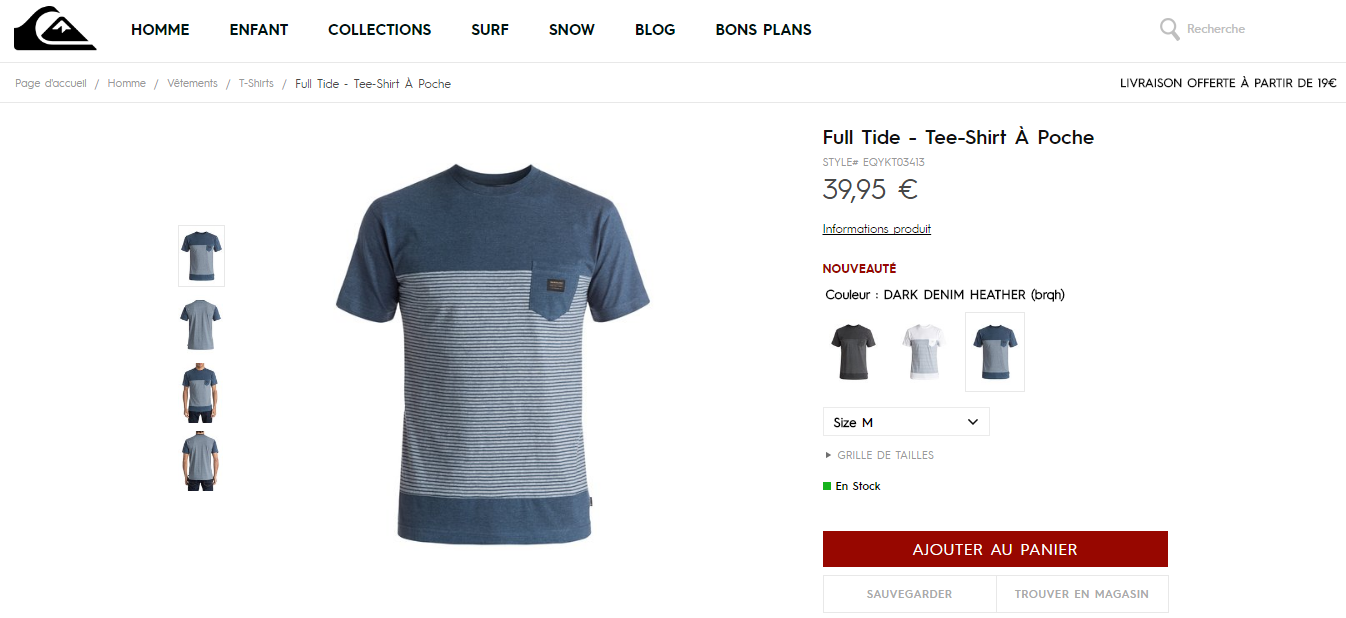 Code promo Quiksilver 20 de réduc Avril 2021 Codepoche.fr