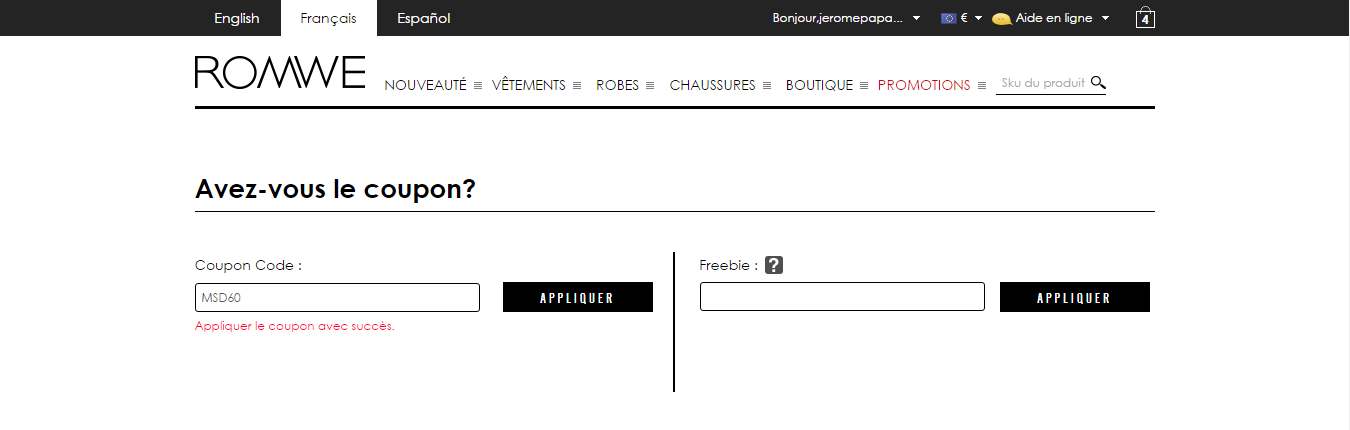 Accessories Home: Coupon Code For Romwe