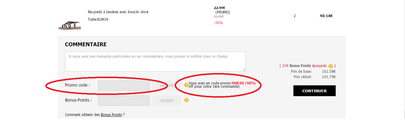 Ou Mettre Le Code Promo Shein - Communauté MCMS