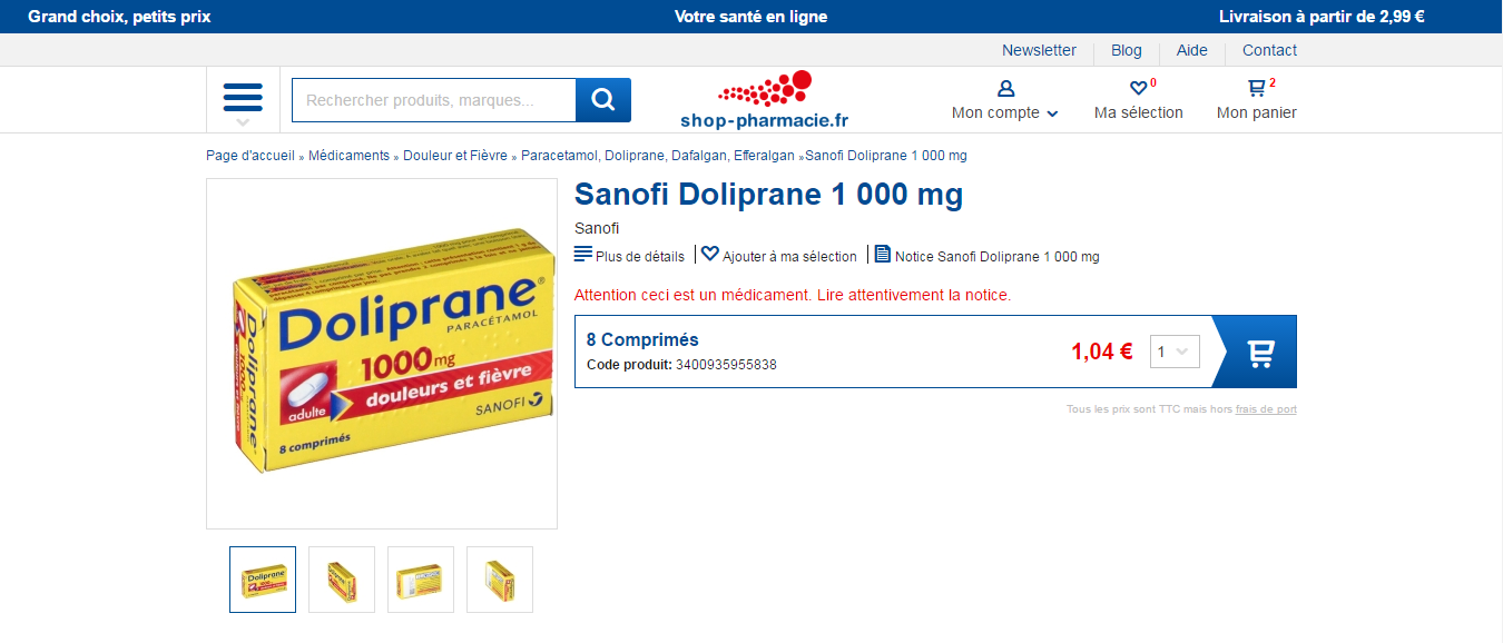 Code promo shoppharmacie.fr 70 de réduc Novembre 2020 Codepoche.fr