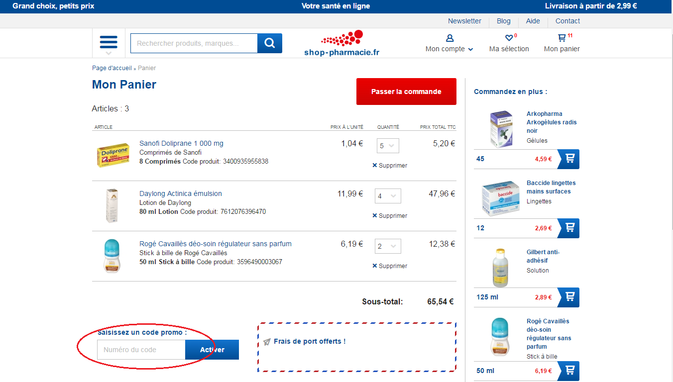 Code promo shoppharmacie.fr 70 de réduc Novembre 2020 Codepoche.fr