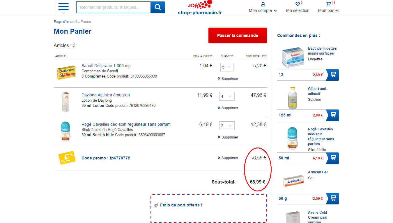 Code promo shop-pharmacie.fr 70% de réduc Novembre 2020 – Codepoche.fr